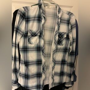 Ardene button down checkered shirt